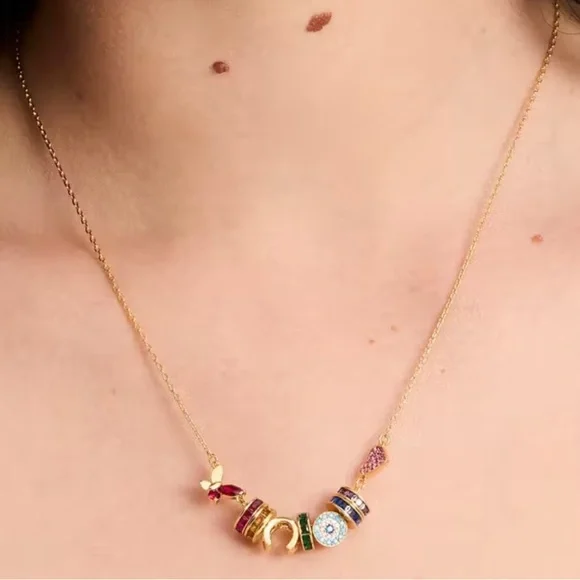 Kate‎ Spade Rainbow Joy Charm Necklace NWT